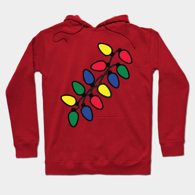 Christmas Tree Lights Hoodie by DPattonPD